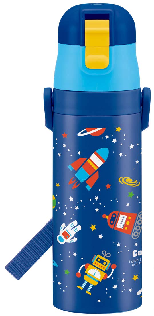 Skater 470ml Stainless Steel Sports Water Bottle for Kids Comic Star Design- Japan Figure Store - #1 Bring To You The Best Japanese Goods