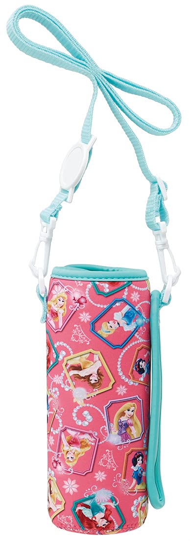 Skater Disney Princess Sports Water Bottle with Chloroprene Rubber Cover Sdc4 Compatible- Japan Figure Store - #1 Bring To You The Best Japanese Goods