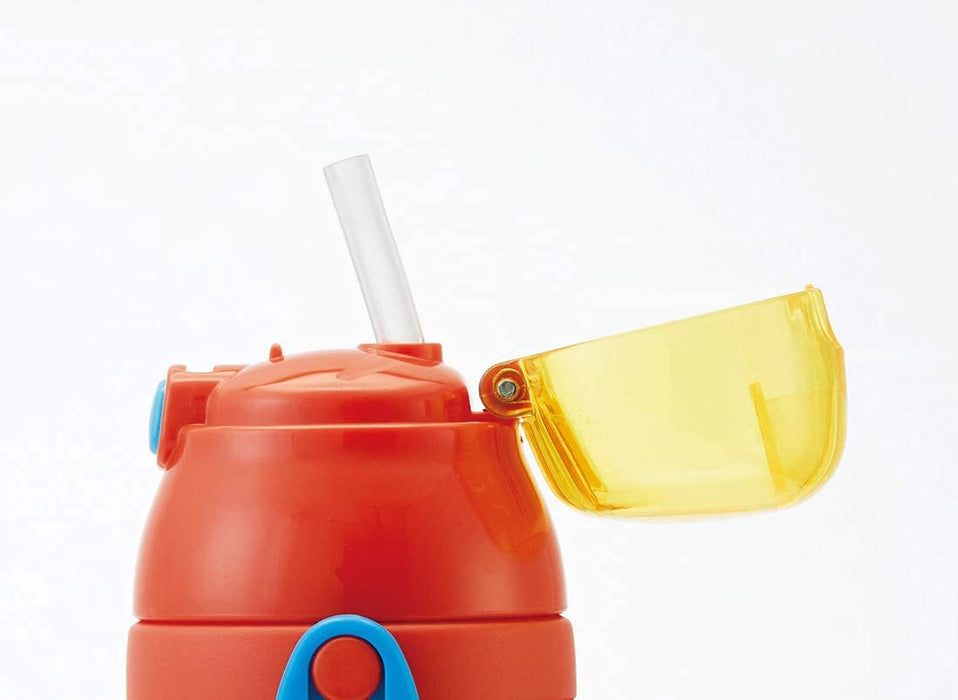Skater Curious George 3D Children's 380ml Stainless Steel Straw Drink Water Bottle- Japan Figure Store - #1 Bring To You The Best Japanese Goods