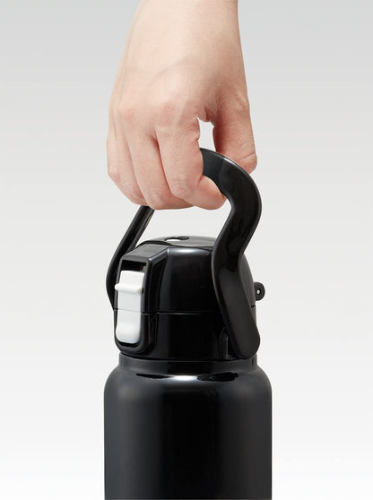 Skater 800ml Stainless Steel Water Bottle Mug with Handle Snoopy Design