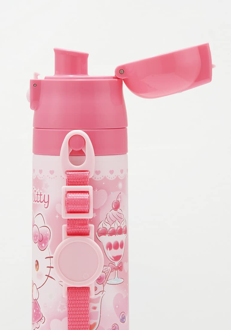 Skater Hello Kitty Sweets Water Bottle Sanrio 470ml Stainless Steel for Girls- Japan Figure Store - #1 Bring To You The Best Japanese Goods