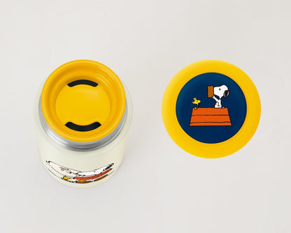 Skater 200ml Stainless Steel Lightweight Water Bottle - Snoopy 15 Peanuts Design- Japan Figure Store - #1 Bring To You The Best Japanese Goods