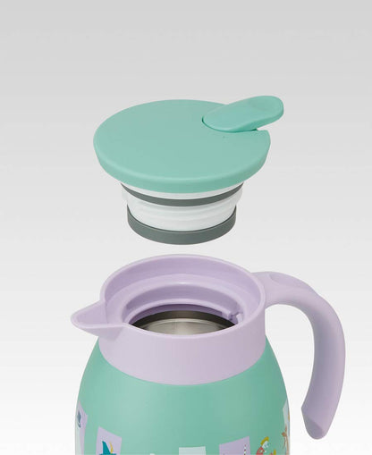 Skater 600ml Moomin Color Vacuum Flask - Stainless Steel Double Walled Pot- Japan Figure Store - #1 Bring To You The Best Japanese Goods