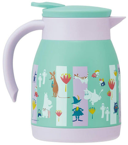 Skater 600ml Moomin Color Vacuum Flask - Stainless Steel Double Walled Pot- Japan Figure Store - #1 Bring To You The Best Japanese Goods