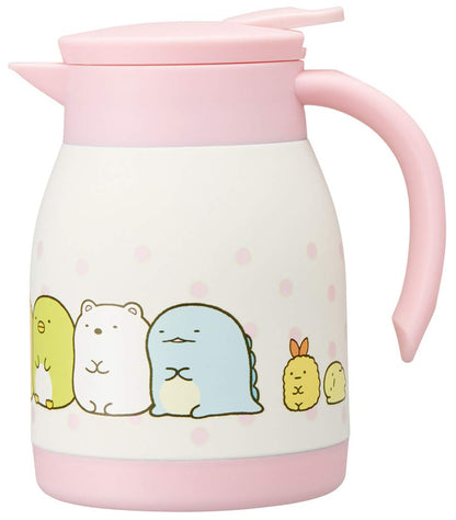 Skater Sumikko Gurashi 600ml Stainless Steel Double-Walled Vacuum Tabletop Thermos- Japan Figure Store - #1 Bring To You The Best Japanese Goods