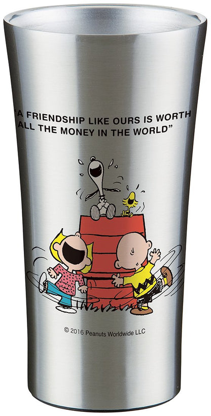 Skater 400ml Stainless Steel Tumbler with Snoopy Peanuts Design - STB4N- Japan Figure Store - #1 Bring To You The Best Japanese Goods