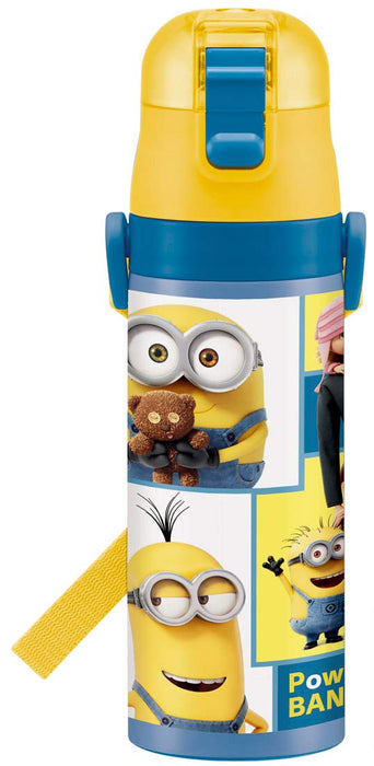 Skater Minions Kids Water Bottle - Lightweight 470ml Stainless Steel Sports Bottle Bob & Friends- Japan Figure Store - #1 Bring To You The Best Japanese Goods