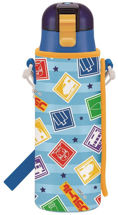 Skater Boys Plarail Stainless Steel Water Bottle 470ml Lightweight Kids-friendly KSDC4-A- Japan Figure Store - #1 Bring To You The Best Japanese Goods