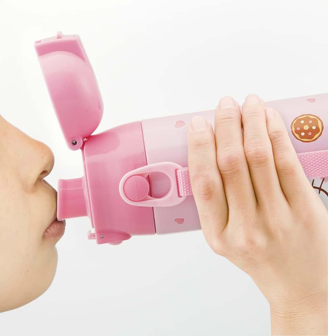 Skater Hello Kitty Stainless Steel Sports Water Bottle Lightweight & Kid-Friendly 580 ml - Sweets Design- Japan Figure Store - #1 Bring To You The Best Japanese Goods