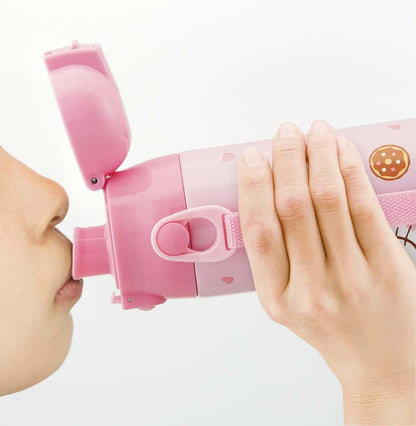 Skater Hello Kitty Stainless Steel Sports Water Bottle Lightweight & Kid-Friendly 580 ml - Sweets Design- Japan Figure Store - #1 Bring To You The Best Japanese Goods