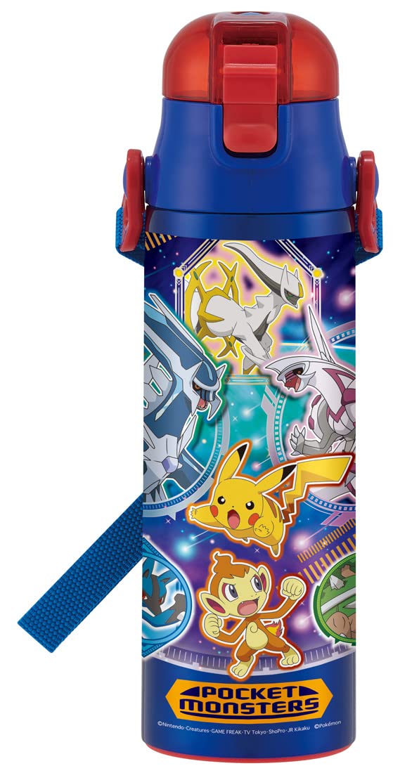 Skater Boys 580ml Direct Drinking Stainless Steel Water Bottle Pokemon 22 Kids - Sdc6N-A- Japan Figure Store - #1 Bring To You The Best Japanese Goods