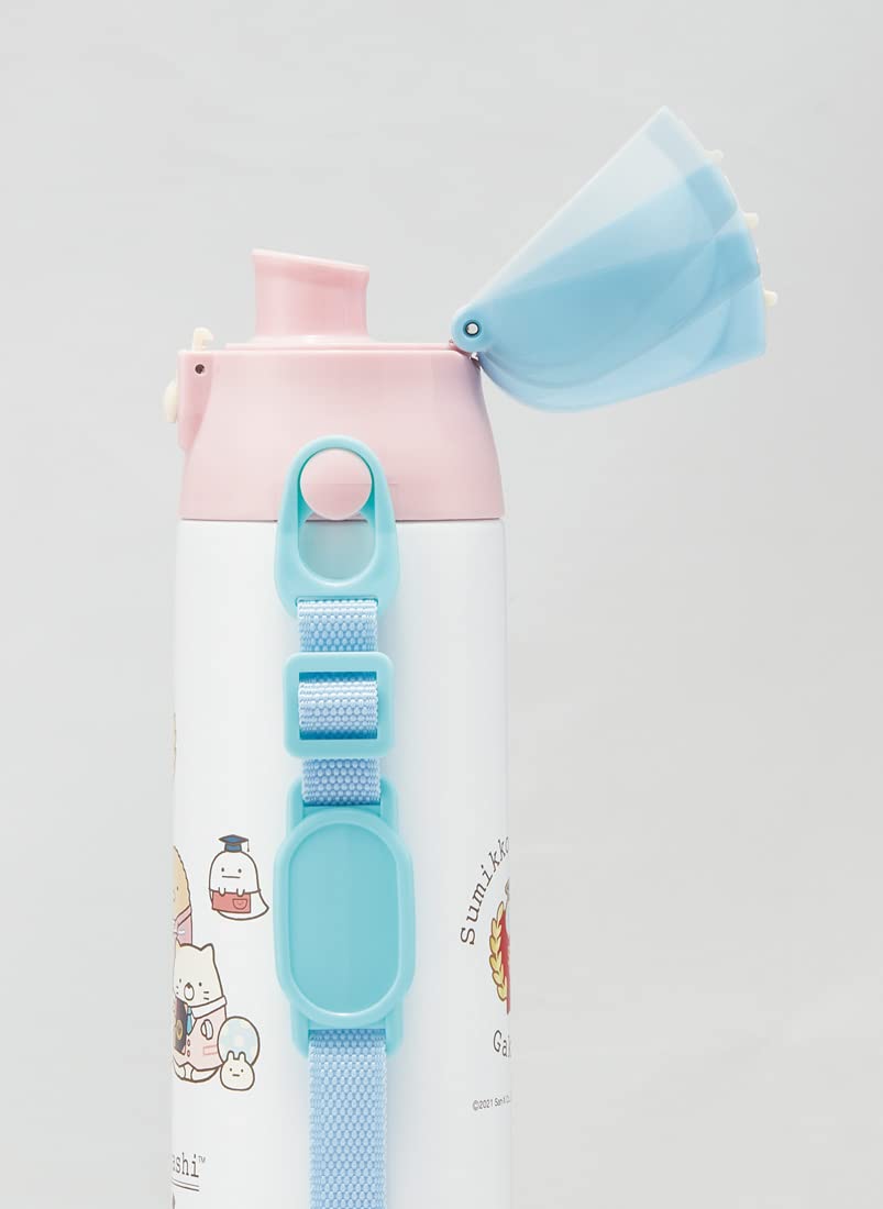 Skater Stainless Steel Kids Water Bottle 580ml Sumikko Gurashi Direct Drinking Girls- Japan Figure Store - #1 Bring To You The Best Japanese Goods