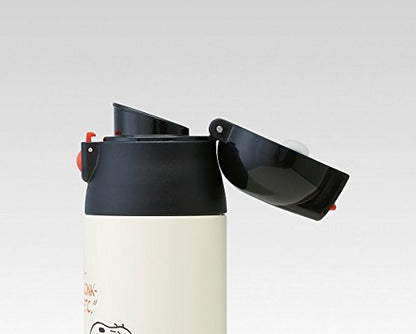Skater 360ml Snoopy Stainless Steel Water Bottle Mug Compact Size SDPC4- Japan Figure Store - #1 Bring To You The Best Japanese Goods