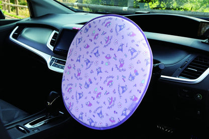 Skater Kawaii Adult Steering Wheel Cover - My Melody & Kuromi Sanrio Heat Shield CHDC1-A- Japan Figure Store - #1 Bring To You The Best Japanese Goods