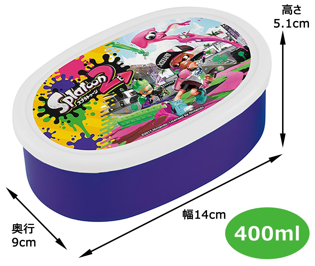 Skater Splatoon 2 Lunch Box Storage Container Set of 3 - Made In Japan- Japan Figure Store - #1 Bring To You The Best Japanese Goods