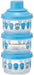 Skater Doraemon 100ml Sanrio Powdered Milk Storage Containers Small - 3 Pack- Japan Figure Store - #1 Bring To You The Best Japanese Goods