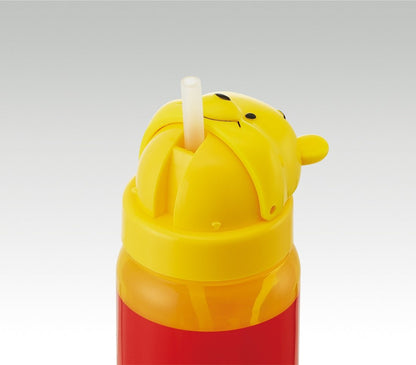 Skater Disney Winnie The Pooh 350Ml Die Cut Straw Water Bottle- Japan Figure Store - #1 Bring To You The Best Japanese Goods