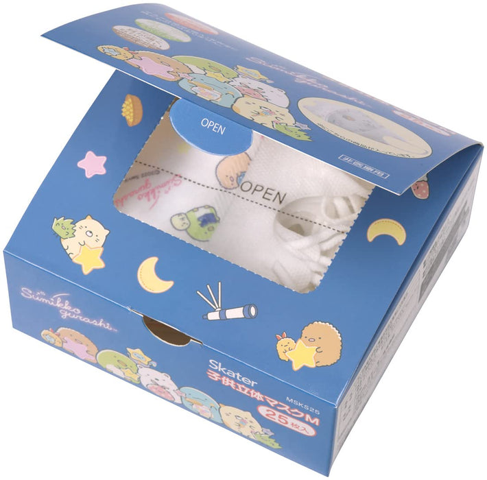 Skater Kids 3D Mask M Sumikko Gurashi Starry Sky Design 3-Layer Non-Woven Pack of 25- Japan Figure Store - #1 Bring To You The Best Japanese Goods