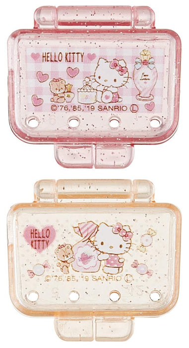 Skater Hello Kitty Sanrio Toothbrush Caps Set of 2 - Compact Size 2.56 x 2.41cm- Japan Figure Store - #1 Bring To You The Best Japanese Goods