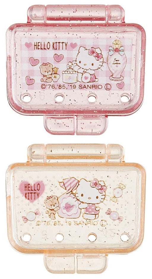 Skater Hello Kitty Sanrio Toothbrush Caps Set of 2 - Compact Size 2.56 x 2.41cm- Japan Figure Store - #1 Bring To You The Best Japanese Goods