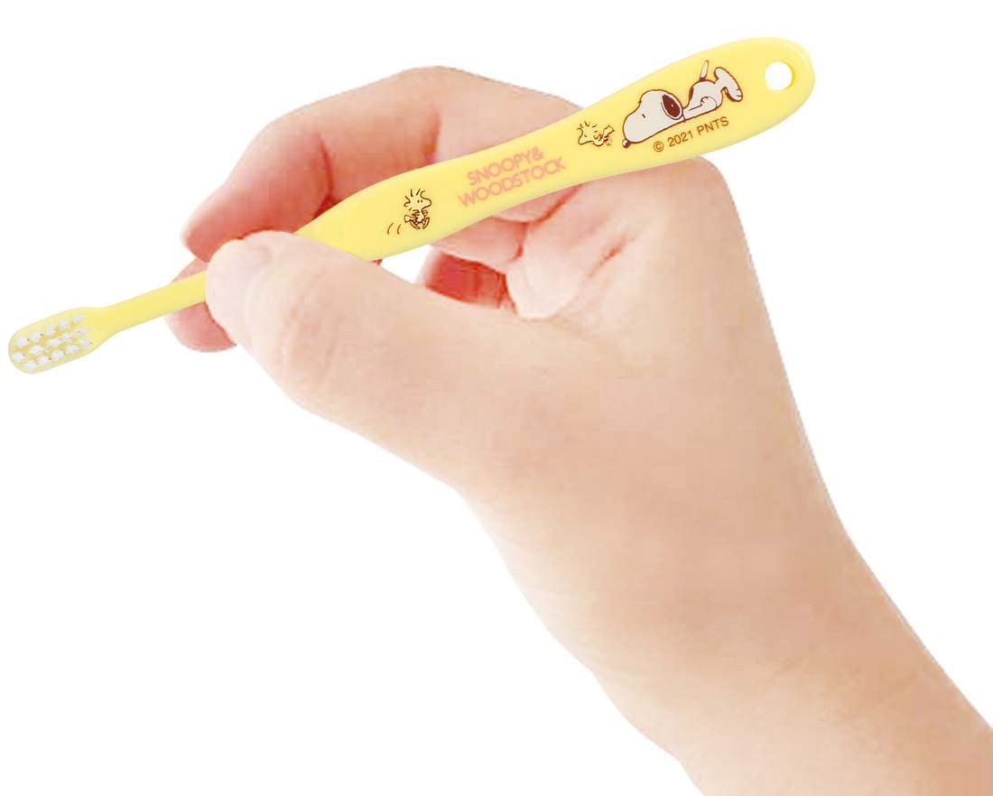 Skater Snoopy Soft Toothbrush for Babies 0-3 Years 15cm - TB4S-A- Japan Figure Store - #1 Bring To You The Best Japanese Goods