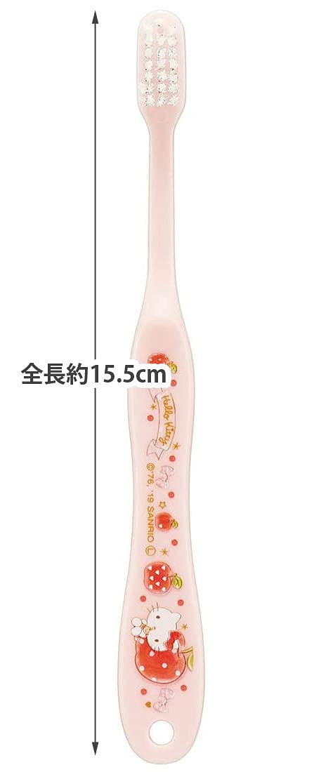 Skater Hello Kitty Happiness Toothbrush Normal Bristle 6-12 Years 15.5cm TB6S- Japan Figure Store - #1 Bring To You The Best Japanese Goods