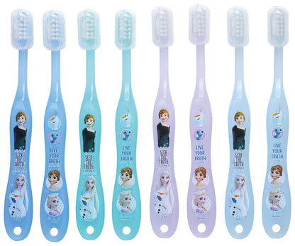 Skater Disney Frozen 2 Soft Toothbrush Set 14cm 8 Pieces for 3-5 Years Old- Japan Figure Store - #1 Bring To You The Best Japanese Goods