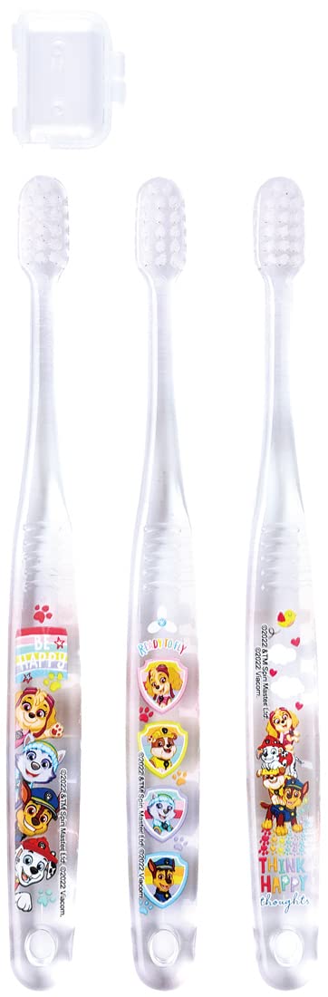 Skater Soft Paw Patrol Toothbrush Set for Preschoolers 3-5 Years 3 Pieces- Japan Figure Store - #1 Bring To You The Best Japanese Goods