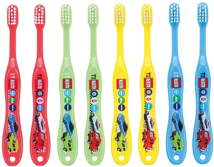 Skater 8-Pack Soft Toothbrush for 3-5yr Preschoolers 14cm Tomica TB5Se-A Model- Japan Figure Store - #1 Bring To You The Best Japanese Goods