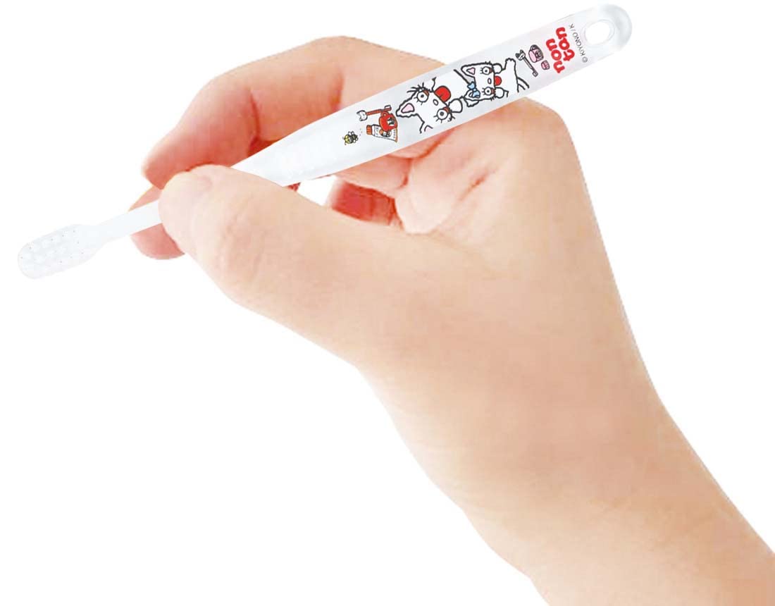 Skater 3-Piece Soft Clear Toothbrush for Ages 3-5 Preschoolers Nontan Tbcr5T-A- Japan Figure Store - #1 Bring To You The Best Japanese Goods