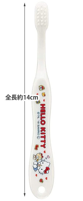 Skater Hello Kitty Soft Toothbrush for Ages 3-5 Preschoolers 14cm TB5S Sanrio- Japan Figure Store - #1 Bring To You The Best Japanese Goods