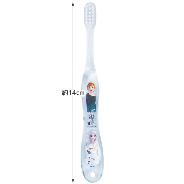 Skater Soft Toothbrush Set for Ages 3-5 Preschoolers Frozen 2 Design 3-pack- Japan Figure Store - #1 Bring To You The Best Japanese Goods