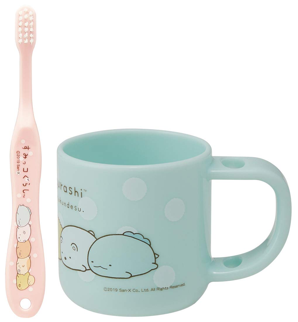 Skater Sumikko Gurashi Toothbrush Set with Cup & Stand for Kids 180ml 14.5cm- Japan Figure Store - #1 Bring To You The Best Japanese Goods