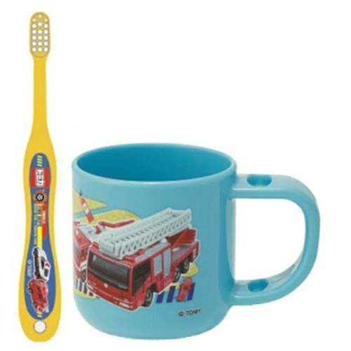 Skater Tomica 19 Toothbrush Set with Stand and Cup for 3-5 Year Olds 180ml 14.5cm- Japan Figure Store - #1 Bring To You The Best Japanese Goods