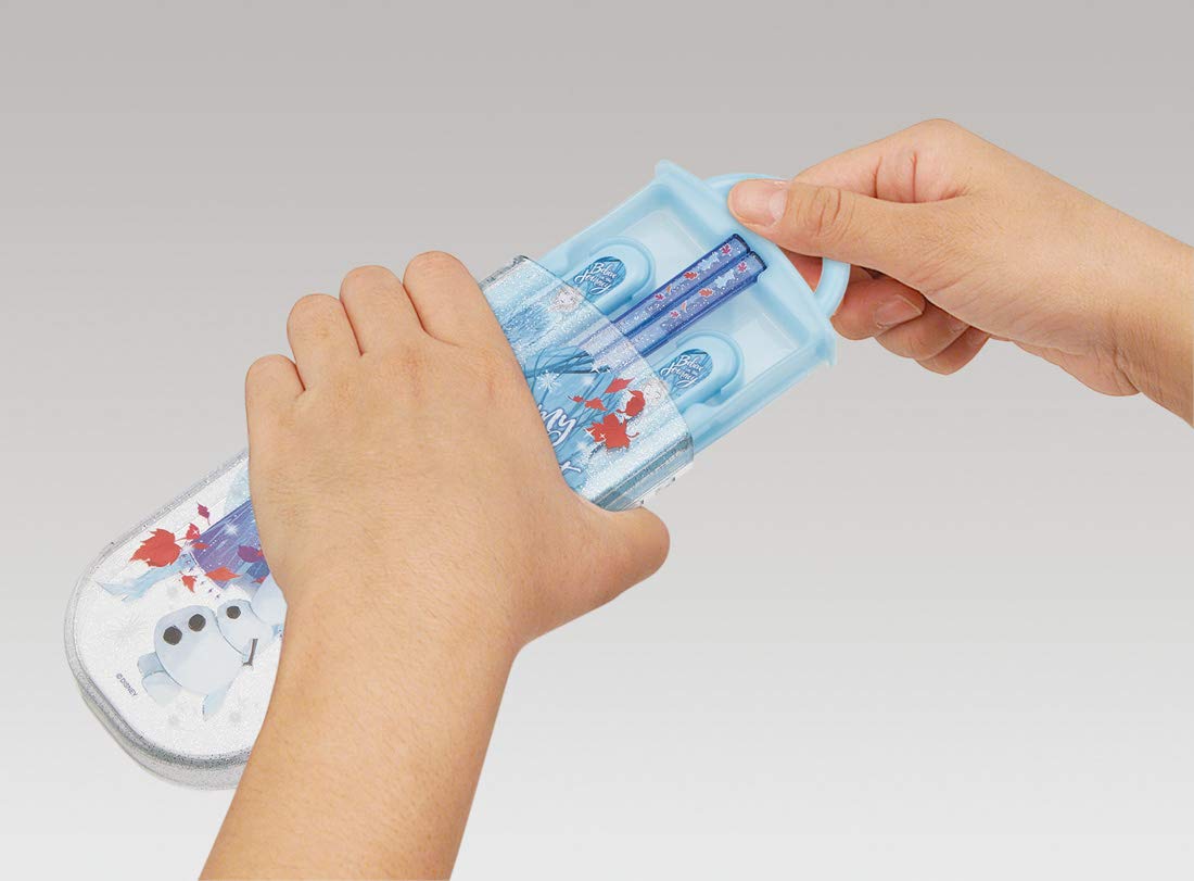 Skater Disney Frozen Elsa & Olaf Trio Set - 16.5cm Chopsticks Spoon and Fork- Japan Figure Store - #1 Bring To You The Best Japanese Goods