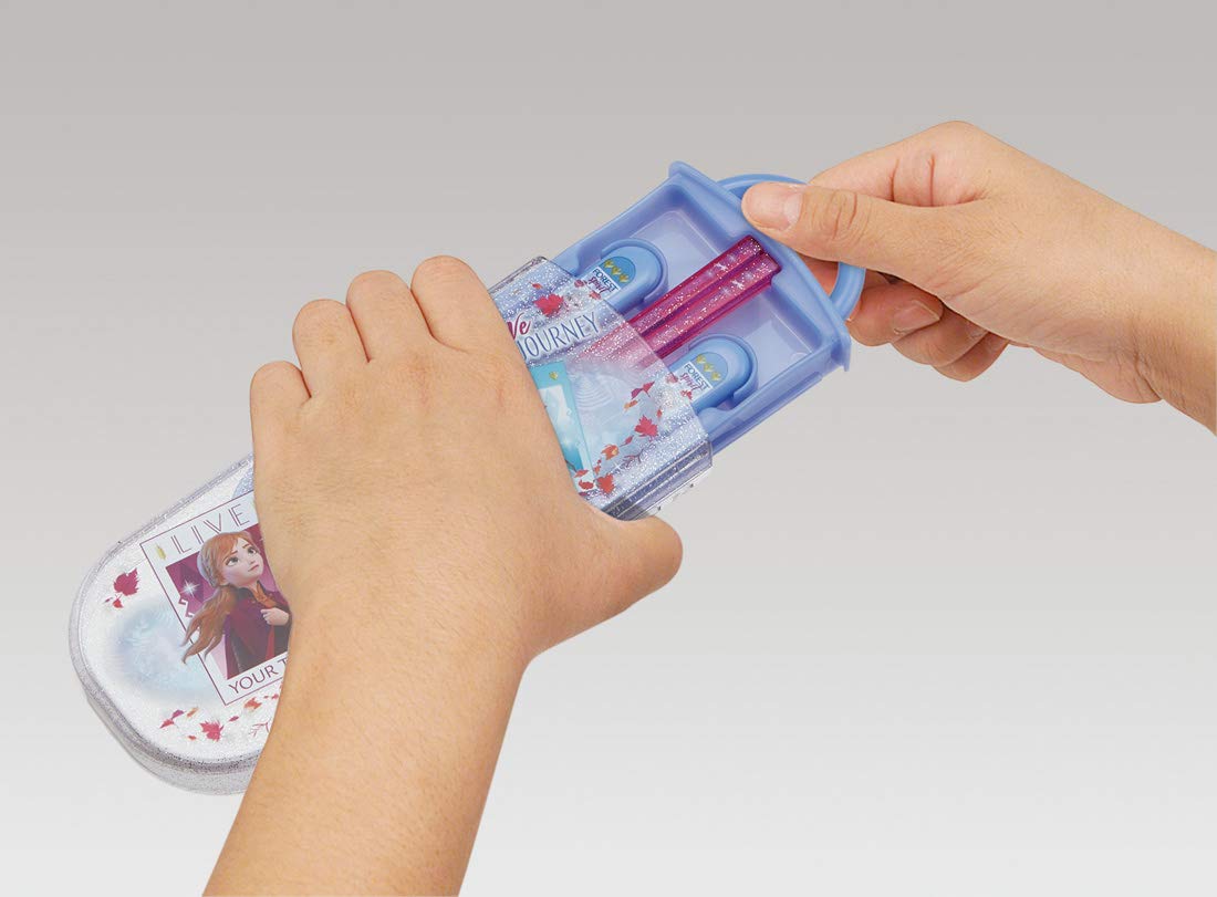 Skater Disney Frozen 2 Trio Set - 16.5cm Chopsticks Spoon Fork Made in Japan- Japan Figure Store - #1 Bring To You The Best Japanese Goods