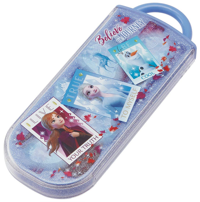 Skater Disney Frozen 2 Trio Set - 16.5cm Chopsticks Spoon Fork Made in Japan- Japan Figure Store - #1 Bring To You The Best Japanese Goods
