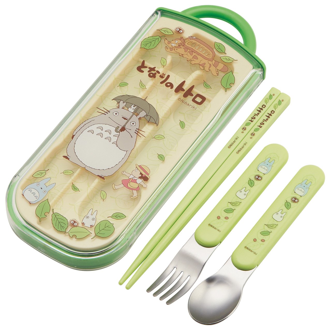 Skater Trio Set Chopsticks Spoon Fork My Neighbor Totoro Tcs1A Collection- Japan Figure Store - #1 Bring To You The Best Japanese Goods