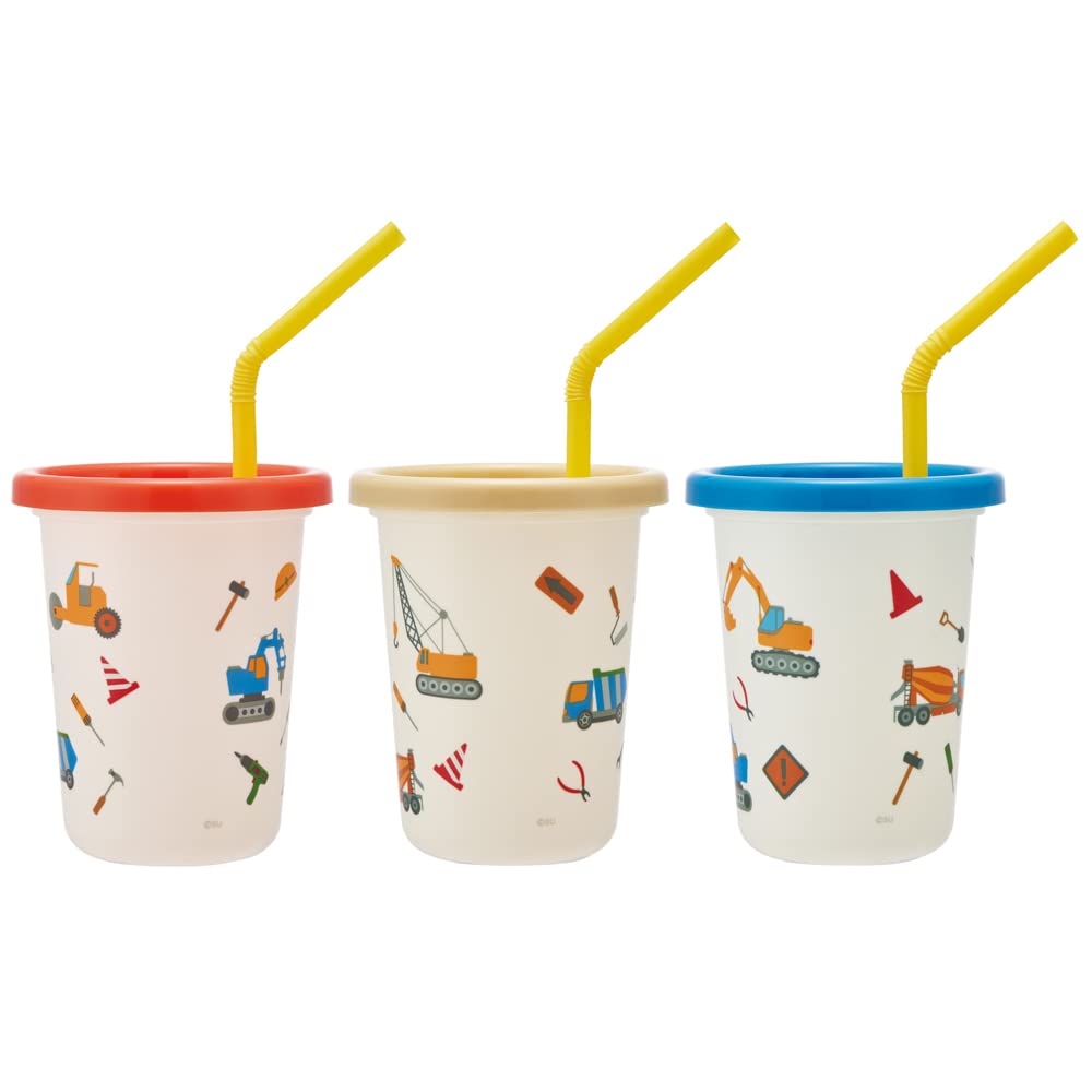Skater 230Ml Tumbler With Straw 3 Pieces Car Design Made in Japan- Japan Figure Store - #1 Bring To You The Best Japanese Goods