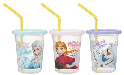 Skater Disney Frozen 19 Tumbler with Straw 230ml 3 Pieces - Made in Japan- Japan Figure Store - #1 Bring To You The Best Japanese Goods