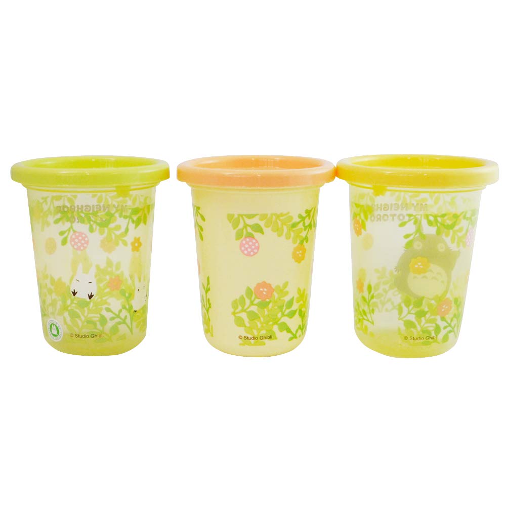 Skater Totoro Plants 230ml Tumbler with Straw 3-Piece Set Made in Japan- Japan Figure Store - #1 Bring To You The Best Japanese Goods