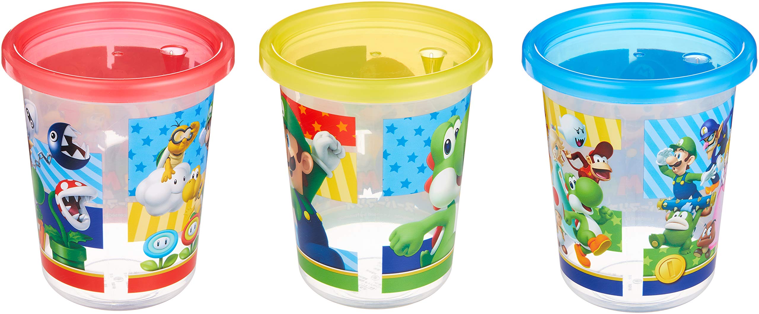 Skater Super Mario 320ml Tumbler with Straw Made in Japan - Sih3St-A- Japan Figure Store - #1 Bring To You The Best Japanese Goods