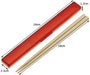 Skater Ultra Slim 18cm Chopsticks and Case Set Orange Red Retro French Made in Japan- Japan Figure Store - #1 Bring To You The Best Japanese Goods