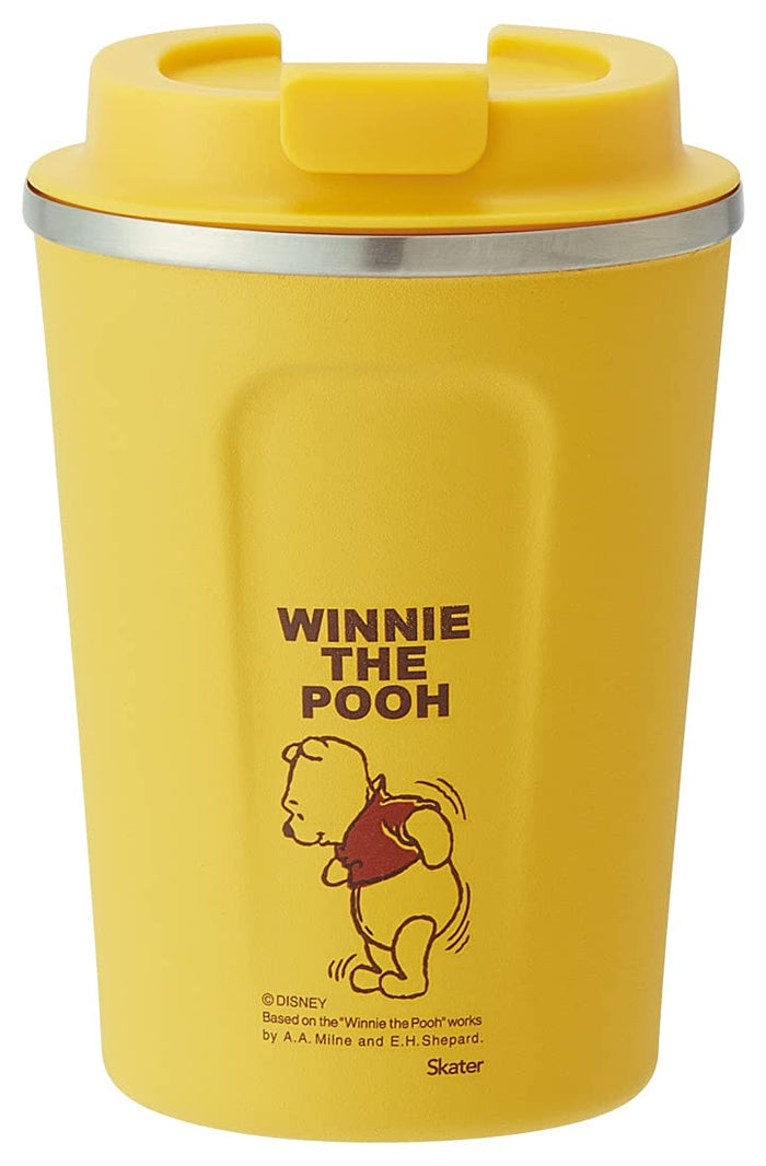 Skater Winnie The Pooh 350ml Insulated Stainless Steel Coffee Tumbler- Japan Figure Store - #1 Bring To You The Best Japanese Goods