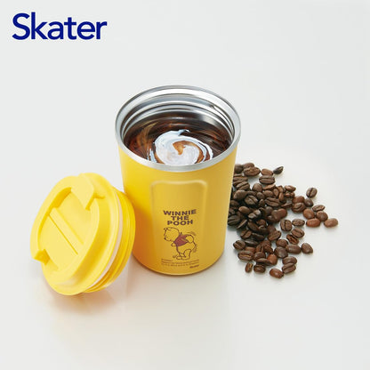 Skater Winnie The Pooh 350ml Insulated Stainless Steel Coffee Tumbler- Japan Figure Store - #1 Bring To You The Best Japanese Goods