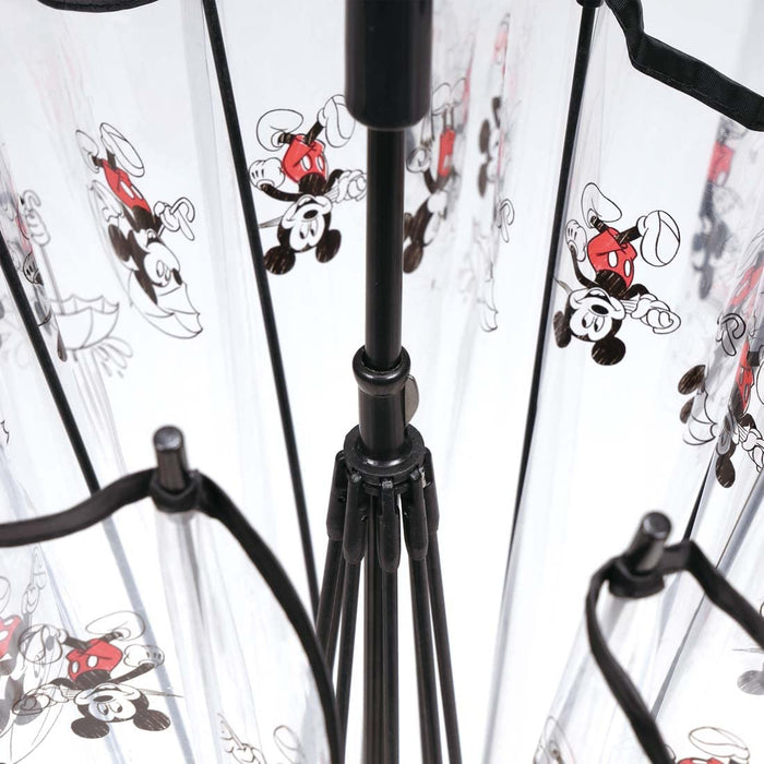Skater Disney Mickey Mouse 60cm Vinyl Long Umbrella - UBV1N-A- Japan Figure Store - #1 Bring To You The Best Japanese Goods