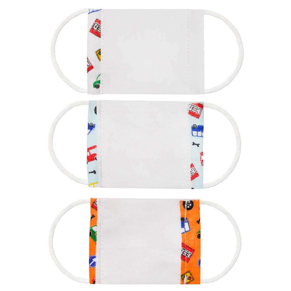 Skater Antibacterial Gauze Mask Tomica 20 for Babies 2-4 Years Old Pack of 3 Mskg0- Japan Figure Store - #1 Bring To You The Best Japanese Goods