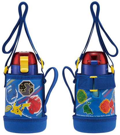 Skater Pokemon Kids Water Bottle 400ml Stainless Steel with Cover- Japan Figure Store - #1 Bring To You The Best Japanese Goods