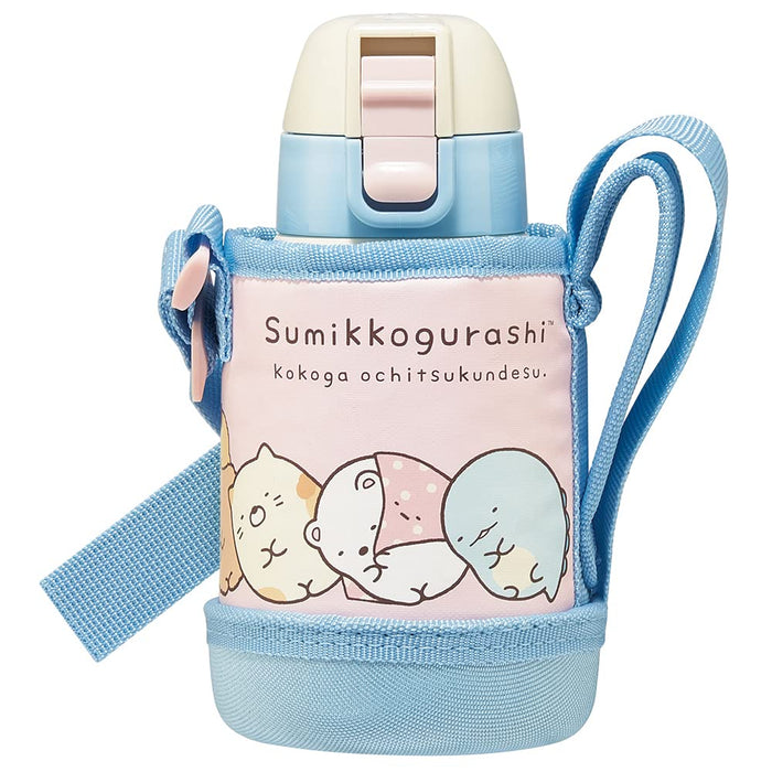 Skater 400ml Stainless Steel Children's Water Bottle with Cover Sumikko Gurashi Design- Japan Figure Store - #1 Bring To You The Best Japanese Goods