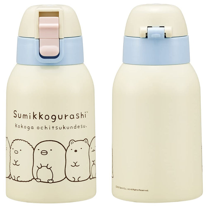 Skater 400ml Stainless Steel Children's Water Bottle with Cover Sumikko Gurashi Design- Japan Figure Store - #1 Bring To You The Best Japanese Goods